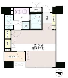 パーク・ノヴァ九段 204 間取り図