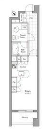 ウィズウィース渋谷神南 S棟 1階 間取り図