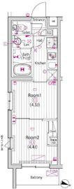 ガーラ・パークヒルズ武蔵小山 2階 間取り図