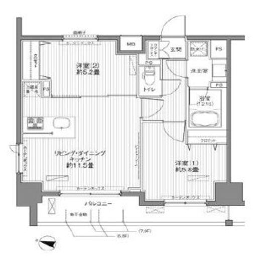 センテニアル王子神谷 9階 間取り図