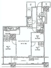 ザ・東京タワーズ シータワー 10階 間取り図