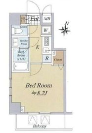 コンシェリア新宿ノースフロンティア 7階 間取り図