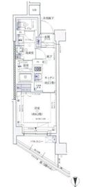 レジデンシャル池袋本町 5階 間取り図