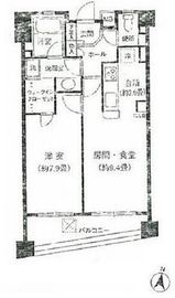 クレヴィア南砂 1階 間取り図