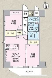THE OBELISK IMADO (ザオベリスクイマド) 1001 間取り図
