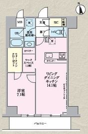 THE OBELISK IMADO (ザオベリスクイマド) 502 間取り図