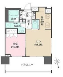 ベリスタ文京関口 2階 間取り図