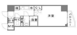 ジェノヴィア新宿早稲田グリーンヴェール 4階 間取り図