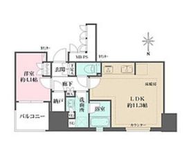 パークハウス阿佐ヶ谷レジデンス 7階 間取り図