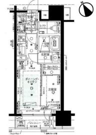 ピアース渋谷 902 間取り図
