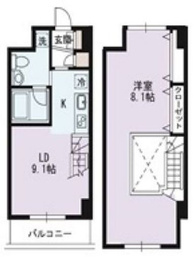 パストラルミラシュン 704 間取り図