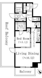 堀之内マンション 307 間取り図