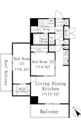 堀之内マンション 405 間取り図