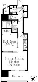 堀之内マンション 1103 間取り図