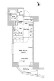 プラウドフラット大森3 205 間取り図