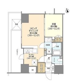 シティハウス西池袋 10階 間取り図