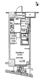 プラウドフラット大森3 406 間取り図