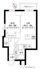 ラ・ペルラ文京小石川 604 間取り図