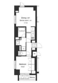 アパートメンツ南麻布2 901 間取り図