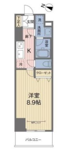 ACOLT中野富士見町 (アコルト中野富士見町) 1411 間取り図