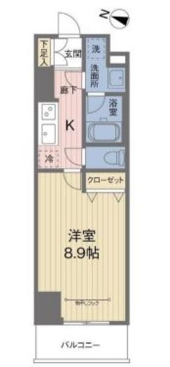 ACOLT中野富士見町 (アコルト中野富士見町) 1311 間取り図