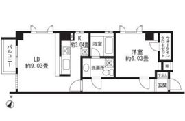 レジディア三軒茶屋2 301 間取り図