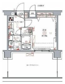 クレヴィスタ豊洲ベイサイド 5階 間取り図