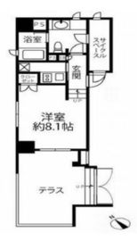 日本橋室町デュープレックスポーション 1階 間取り図
