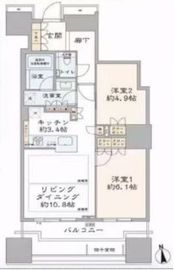 富久クロスコンフォートタワー(Tomihisa Cross)  8階 間取り図