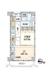 ピアースコード代々木参宮橋 3階 間取り図