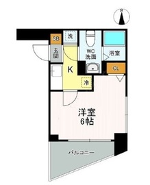 クレアシオン渋谷神山町 6階 間取り図