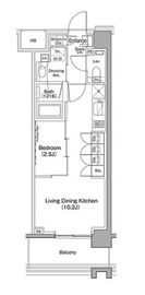 ヴェール・クレール大崎 333 間取り図