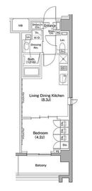 ヴェール・クレール大崎 434 間取り図