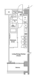 ヴェール・クレール大崎 628 間取り図