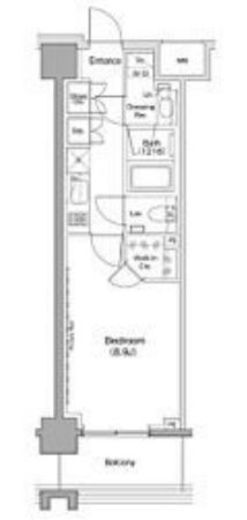 ヴェール・クレール大崎 717 間取り図