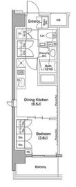 ヴェール・クレール大崎 801 間取り図