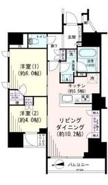 ウェリス浅草 12階 間取り図