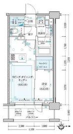 クリオラベルヴィ武蔵小杉カルム 2階 間取り図