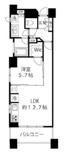 シティハウス浅草ステーションコート 3階 間取り図