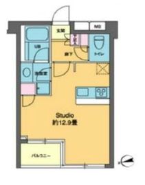 カスタリア高輪台2 303 間取り図