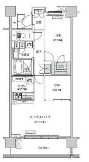 リージア経堂テラスガーデン 904 間取り図