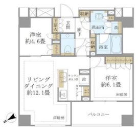 ザ・パークハウスグラン三番町 3階 間取り図