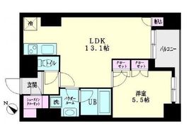 アプレシティ日本橋小伝馬町 8階 間取り図