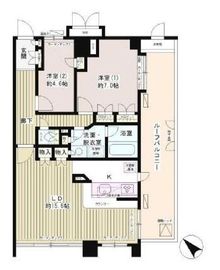 クラッサ初台 1302 間取り図