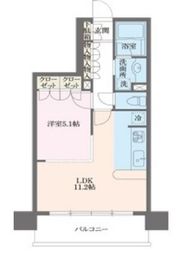 ザ・グランフォーリア西日暮里赤土小学校前ステーションマークス 7階 間取り図