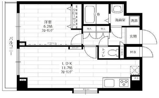 ステージファースト代々木公園 8階 間取り図