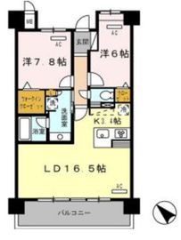 ロイヤルパークス豊洲 705 間取り図