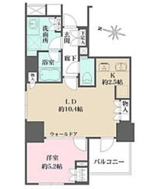 ザ・パークハウス麹町テラス 2階 間取り図