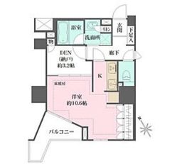 ファミール東京グランリッツ 13階 間取り図