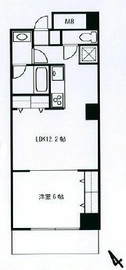 ライトコート四谷 3階 間取り図